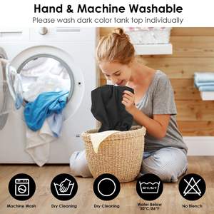 Top Corto sin Mangas para Mujer con Cuello Alto y Diseño de Espalda Cruzada, Lavable a Máquina, Ideal para Entrenamiento en Verano - Product Image 6