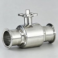 Vanne à boisseau sphérique sanitaire en acier inoxydable 304 316L de qualité alimentaire, à raccord Tri-Clamp, 2 pouces DN50 ISO5211, plateforme haute 1000WOG, vente en gros, usine OEM