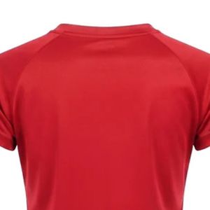 เสื้อยืดผู้หญิงสีแดง แขนสั้น คอวี ทรงพอดีตัว เรียบง่าย สบายๆ น้ำหนักเบา ใส่ได้ทุกวัน เสื้อแฟชั่นผู้หญิงสำหรับฤดูร้อน - Product Image 4