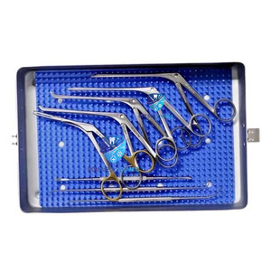 Ensemble d'instruments chirurgicaux dentaires vétérinaires réutilisables Dom Med Dynamics, 8 pièces, en acier inoxydable, outils d'endoscopie sinusoïdale FESS - Product Image 3