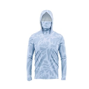Camiseta de Pesca Unisex al por Mayor con Capucha, Protección Solar UPF 50, Impermeable, de Secado Rápido, Transpirable, Manga Larga, Ropa de Pesca Personalizada - Product Image 3