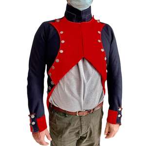 Reconstitutions historiques : Manteau de reconstitution similaire aux styles portés par les unités provinciales britanniques et américaines pendant la guerre de la France et de l'Inde - Product Image 1