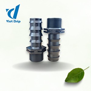 Conector de Agua para Jardín de Plástico Virgen Vietnamita con Rosca, 16mm x 21mm, Rosca Macho, Certificado ISO para Riego Agrícola Ecológico - Product Image 5