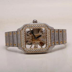 Best Quality Diamond <b>Watch</b> for Men with Stainless Steel Strap Waterproof Chronograph Design for Business Available For Sale - Product Image 1