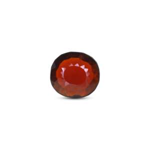 Natural Hessonite Gomed 7 Carat Loose Gemstone Oval Cushion Cut 12mm for Fine Jewelry - Product Image 1