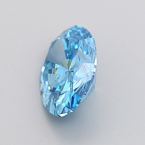 Diamante Cultivado en Laboratorio de 1 Quilate, Corte Oval Brillante, Color Azul Intenso VS1, con Certificado IGI, Personalizado, Color D-F, Claridad VVS-VS - Product Image 2