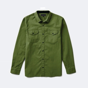 Camisa Casual de Hombre de Primera Calidad, 100% Algodón Franela, Manga Larga, Corte Regular, Antiarrugas - Product Image 6