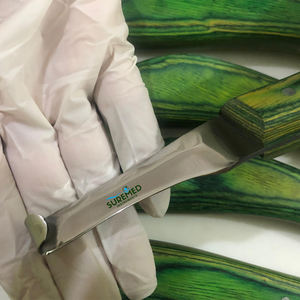 Cuchillo para Pezuñas, Cuchilla Afilada con Mango de Madera, Acero Inoxidable, Herramienta para el Cuidado de Pezuñas de Ganado - Product Image 1