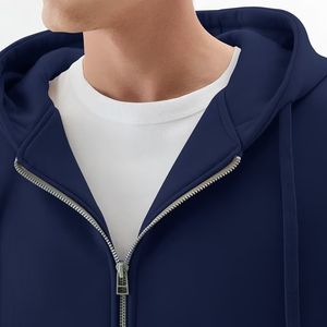 High Quality Men Oversized Zipper Hoodie <b>Fleece</b> <b>Lined</b> Casual Streetwear <b>Jacket</b> - Product Image 6