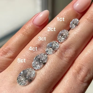 Diamants de laboratoire certifiés IGI, taille ovale, pierres lâches, qualité DEF VS VVS, diamants créés en laboratoire de haute qualité pour bijoux et bagues de fiançailles - Product Image 1