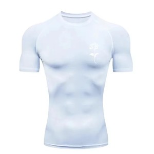 Fully Customizable Ultra-Stretch Performance Rashguard with Precision Sublimation Printing Short Sleeve Rashguard - Product Image 4