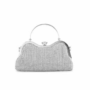 Sac de soirée argenté P24295 pour pochette nuptiale - Product Image 1