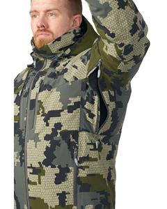 Veste de chasse d'hiver professionnelle imperméable en softshell camouflage, modèle 2026, avec logo personnalisé positionné à l'avant, unisexe - Product Image 3