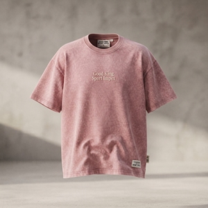 T-shirt Oversize Personnalisé Délavé à l'Acide Homme Femme Coton Lourd Vintage Streetwear Vierge Logo Brodé Décontracté Unisexe - Product Image 1