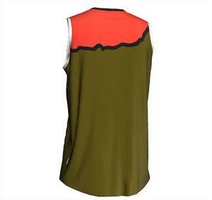 Maillot de basket-ball professionnel pour hommes, logo brodé personnalisé, séchage rapide, uniforme de sport sans manches avec service OEM - Product Image 4