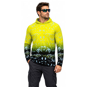Camisas de Pesca para Hombre al por Mayor, OEM, UPF 50, Anti-UV, Impresas, Transpirables, Protección Solar para Exteriores, Impresión Digital de Alta Calidad - Product Image 5