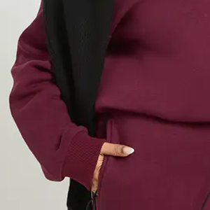 Prix d'usine – Sweat à capuche décontracté et simple pour femme, confortable pour le quotidien 2026 / Vente en gros – Sweat à capuche basique décontracté pour femme - Product Image 3