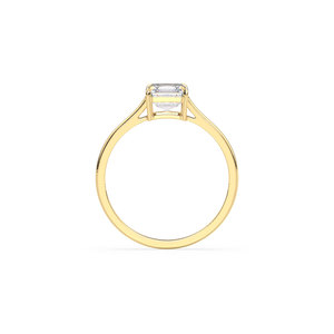 Anillo de compromiso REYES de oro sólido de 14K con diamante cultivado en laboratorio HPHT CVD, certificado por IGI, para mujer, regalo de aniversario. - Product Image 4