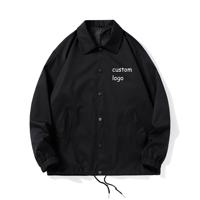 Blouson Bomber d'Hiver pour Hommes en Gros, Personnalisable avec Logo sur le Devant, Grande Taille, Coupe-Vent, Type Coach