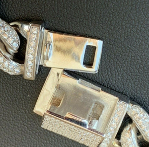 Hip Hop Fashion Geometric <b>Charm</b> Bracelets 925 <b>Silver</b> Emerald Cut Moissanite Jewelry for Party Streetstyle Best Gift Item - Product Image 5