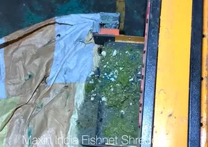 New Premium <b>Fishnet</b> Shredding Machine Double Shaft Semi-Automatic Electric 1000 kg/hr Plastic Crushing Machines - Product Image 5