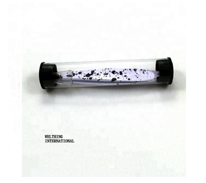 Mini pince à épiler pour sourcils en acier inoxydable à pointe inclinée, logo et emballage personnalisés - Product Image 2