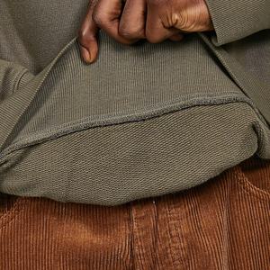 เสื้อสเวตเตอร์ผู้ชายแบบวินเทจ100% กรดคอกลมผ้าฝ้ายโอเวอร์ไซส์ออกแบบโลโก้ได้ตามต้องการ - Product Image 5