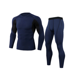 Conjuntos Deportivos Personalizados de 2 Piezas para Hombre, con Logotipo Frontal, Ropa Deportiva sin Costuras para Gimnasio, Yoga y Entrenamiento, Conjunto de Ropa Deportiva de Compresión - Product Image 2