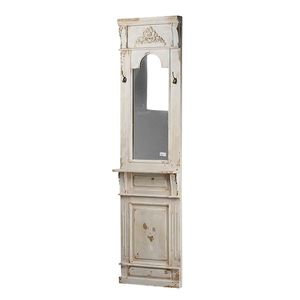 Bianco antico 20 \ "X 76 \" classico specchio da parete Vintage decorazione Country in stile Country francese - Product Image 4
