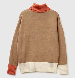 Pull en maille pour femme style streetwear - Coupe ample - Pull d'hiver - Haut décontracté en fil doux pour femme - Tricot d'automne respirant - Product Image 2