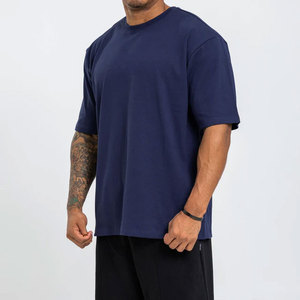 Concevez votre propre t-shirt, vêtements de sport, tissu en soie/coton uni, séchage rapide, respirant, logo imprimé, 200 g/m², t-shirt pour homme - Product Image 5