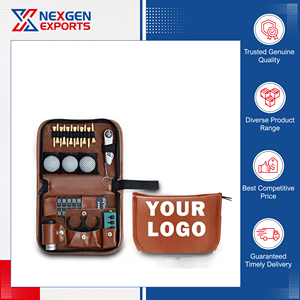 Ensemble d'accessoires de golf personnalisables en cuir PU souple, imperméable, de qualité exceptionnelle, très vendu et à prix compétitif - Product Image 2