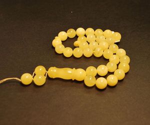 ISLAMIC HANDMADE ECO-FRIENDLY RESIN LOVE TASBIH AMBER BEADS Turquoise Prayer Rosary <b>Stone</b> Muslim Rosary Counter Jewelry - Product Image 4