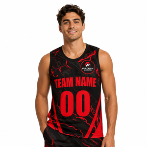Custom Sublimation Basketball Jersey Breathable <b>Mesh</b> Team Uniform Personalized Men's Training Sportswear Wholesale Kit Apparel - Product Image 3