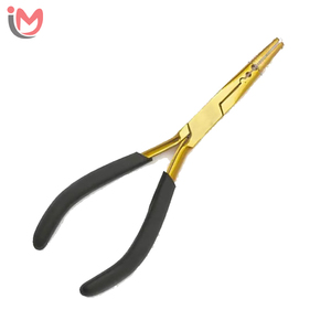 Pince à extensions capillaires de qualité supérieure pour usage commercial, en acier inoxydable, outil professionnel de salon pour l'installation - Product Image 2