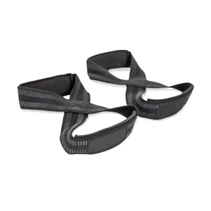 Sangle de levage en néoprène réglable antidérapante pour musculation, équipement de gym unisexe, haute élasticité, diamètre personnalisé, noir - Product Image 2