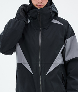 Veste de ski/snowboard 2026 noire et grise, imperméable, respirante, coupe-vent, isolée, pour l'hiver, fabrication sur mesure OEM - Product Image 5
