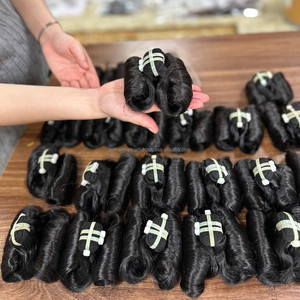 Extensions de cheveux humains vierges bruts vietnamiens tendance, bouclés en forme d'œuf, avec perruques Lace Front en cheveux humains - Product Image 5