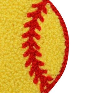 Patchs en chenille personnalisés à grandes lettres, décorations thermocollantes ou à coudre avec paillettes pour vêtements, chapeaux, tissu sergé, style 3D, design personnalisé - Product Image 3