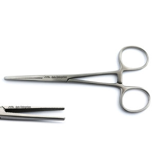Pinzas Hemostáticas Pean Rectas de 14 cm, Instrumento Quirúrgico de Acero Inoxidable de Buena Calidad, Reutilizables y Autoclavables, Equipo Médico - Product Image 1