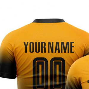 เสื้อฟุตบอลอีลิทแบบสั่งทำพิเศษ เนื้อผ้าระบายอากาศ โพลีเอสเตอร์ 100% พิมพ์ลายแบบซับลิเมชั่น คอวี สำหรับผู้ชายและผู้หญิง - Product Image 4
