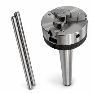 Mandrin de tour miniature auto-centrant à 3 mors de 65 mm avec tige de mandrinage MT2 |   M14 X 1 Thread Delhi Origin - Product Image 1