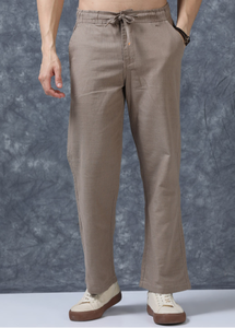 Chemises décontractées confortables et respirantes pour hommes, six poches, col ouvert, manches longues, en sergé de coton uni, pour l'été - Product Image 1