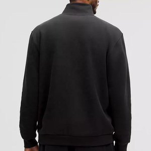 Sudadera Unisex Negra con Cierre de Cremallera, Corte Regular, con Capucha, Informal, para Invierno, 100% Algodón Tejido, Diseño Sólido, Secado Rápido, 300g - Product Image 2