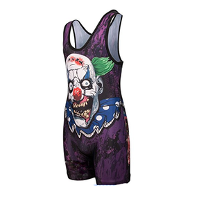 Venta en Línea, Singlet de Lucha Libre Unisex para Adultos, 100% Algodón Elástico de 100 Gramos, de Alta Calidad, con Estampado Frontal por Transferencia Térmica - Product Image 2