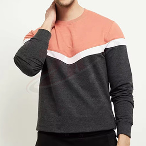 Sweat-shirts classiques à col rond, surdimensionnés, de haute qualité, épais, à double couche, à manches longues, vêtements pour hommes, services de conception - Product Image 2