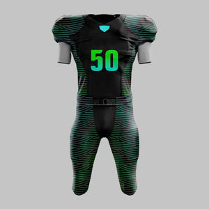 Vente en gros sur mesure pas cher maillots de football américain chemises de sport respirantes uniformes de football pour jeunes adultes - Product Image 5