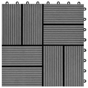 11 Uds. Azulejos de cubierta WPC 11,8 "x 11,8" 1 m² Color gris - Product Image 5