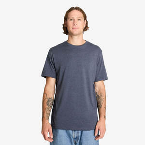 T-shirt classique pour homme Flame, beige désert, taupe, polyester/coton doux - Product Image 3