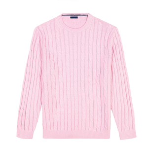 <b>Men</b> <b>Cable</b> <b>Knit</b> Sweater Textured Pattern Crew Neck Long Sleeve Warm Pullover Classic Casual Wholesale <b>Mens</b> Clothing - Product Image 6
